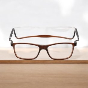 Magnetbrille brun