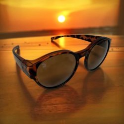 Suncover brun - Rund retro