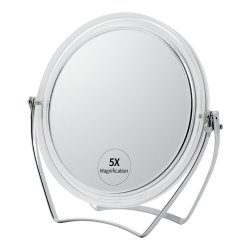 Rejsespejl med X1/X5 forstrrelse - 12,8cm